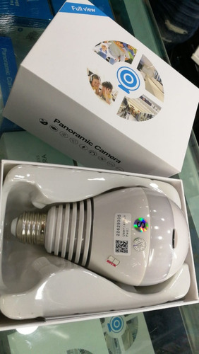 Camara Bombillo Seguridad Ip Panoramica 360° Wifi