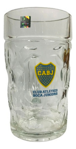 Chop Cervecero De Vidrio Futbol Oficial Ar1 Chfut Ellobo