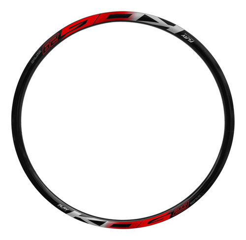 Roda Dianteira Mtb Aro 29 Kog Freios A Disco Raios Zincados Cor Preto/vermelho