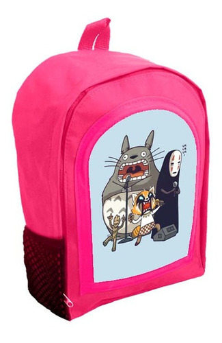 Mochila Infantil Rosa Nena Nene Totoro Anime Tt187