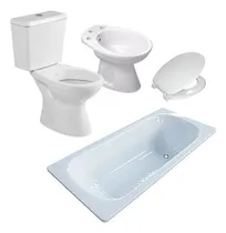 Comprar Combo Sanitarios Inodoro Largo Bidet 3 Agujeros Roca