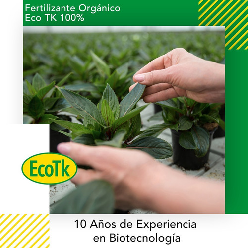 Fertilizante Eco Tk 100% Para Plantas, Jardín Y Huerto 3 Lt.