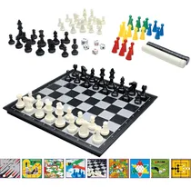 Comprar Juegos De Mesa 10 En 1 Con Ajedrez Magnético - Bola 8