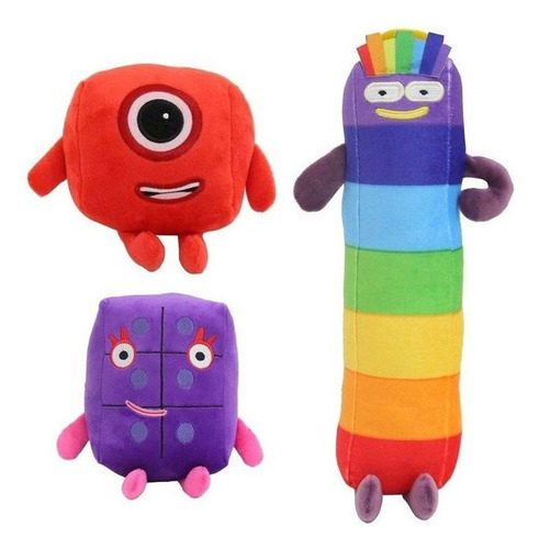 Muñeco De Peluche De Numberblocks, Juguete Educativo