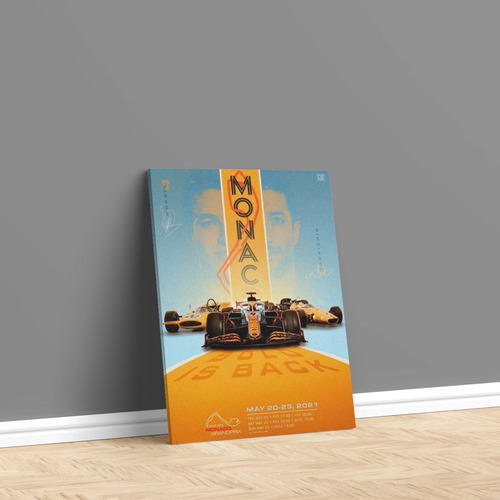 Cuadro Canvas F1 Monaco Art