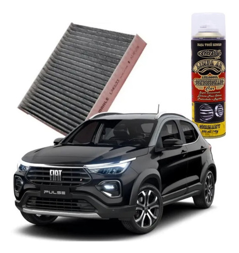 Kit Limpa Ar Germany + Filtro De Cabine Fiat Pulse Lak633