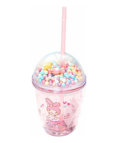 Vaso Redondo Amigos De Hello Kitty Sanrio Original 435 Ml