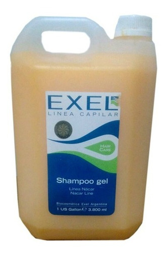 Shampoo Exel Linea Gel Cabello Peluquería Profesional  X3800