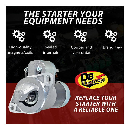 Db Starter Eléctrico Para Tractor John Deere Y Yanmar Utv Hp