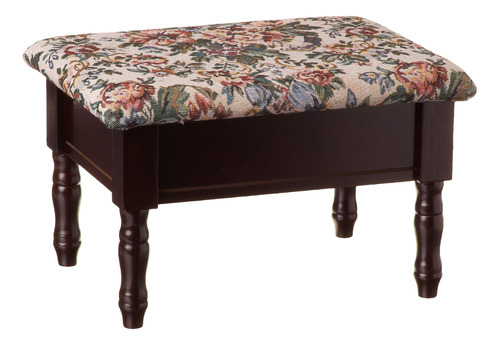 Frenchi Furniture Taburete Para Pies, Cereza