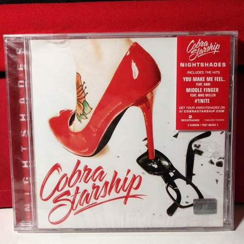 Cobra Starship Night Shades (electro Synth Pop) Cd Nuevo