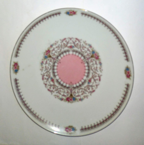 Plato Mural Noritake Japan Decoracion Antiguo Sellado Base