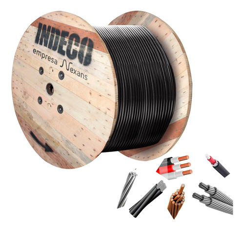 Cable Cable Vulcanizado Ttrf 2 X 16 Nlt Indeco Rollo