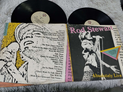 Lp Rod Stewart Absolutely Live (oportunidade)