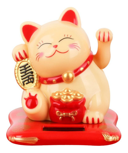 Coche Maneki Neko Con El Brazo Agitado, Lucky Cat, Haciendo