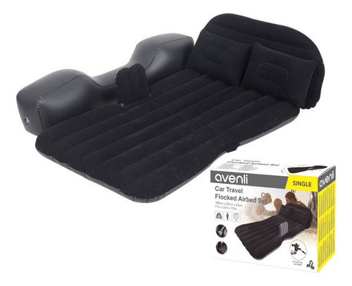 Colchón Inflable Con Almohadas Para Autos Coches Y Camping.