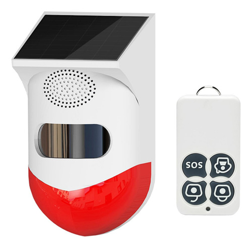 Ip67 Impermeable 120db Alarma Solar De Sensor De Movimiento