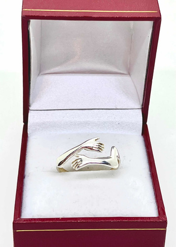 Imagen 3 de 9 de Anillo De Plata 925 Un Con Amor¨ San Valentin