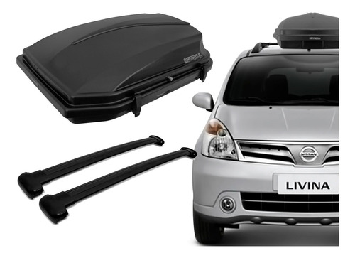 Kit Maleiro Grand Livina Travessa + Bagageiro 550 Suv