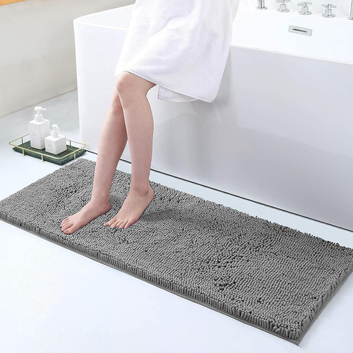 Alfombra De Baño De Chenilla De Lujo Smiry, Alfombras De Bañ