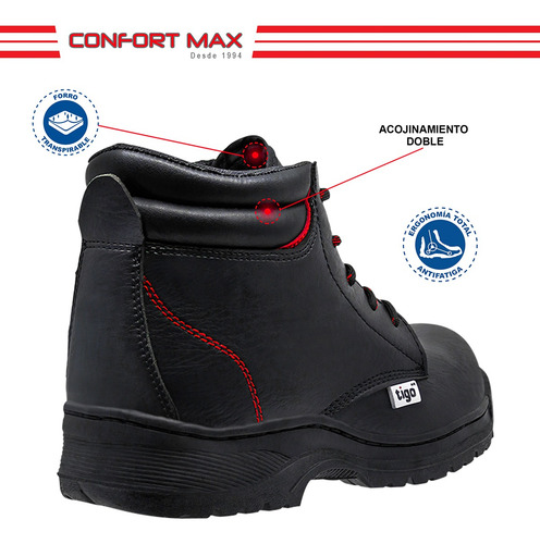 Zapato Bota Industrial Dieléctrico - 9005 M - Tigo