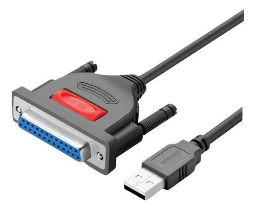 Cable Adaptador Usb 2.0 A Paralelo Db25 De 1 Metro Netcom