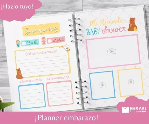 Diario de Embarazo - Control Prenatal 7 Personalizado