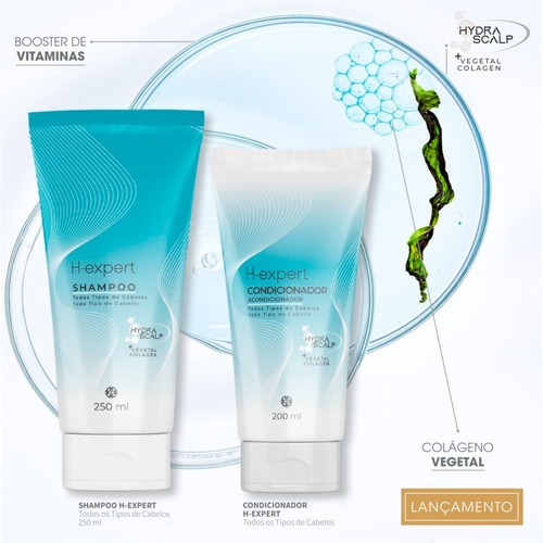 Imagem 2 de 5 de Shampoo, Condicionador H-expert + Sabonete Sens
