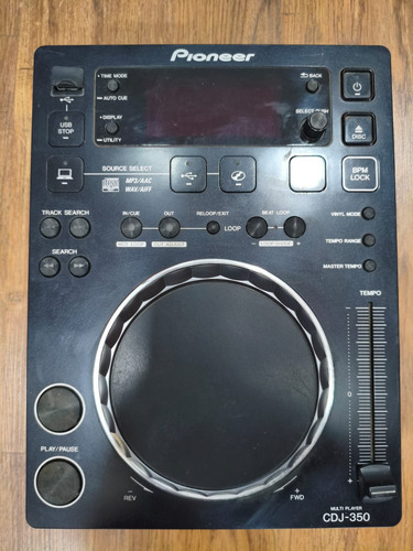 Multileitor Dj Pioneer Cdj-350 (no Estado) Preto