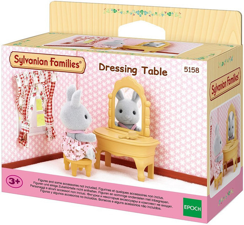 Sylvanian Families Set Tocador Silla Cepillo Juguete Niños