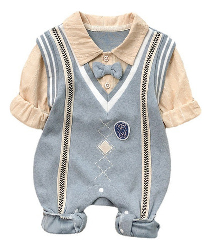 Ropa De Bebé Tipo Mameluco De Estilo Coreano Baby Boy Gentle