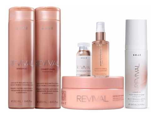 Braé Revival Kit Resgate Capilar / 6 Produtos