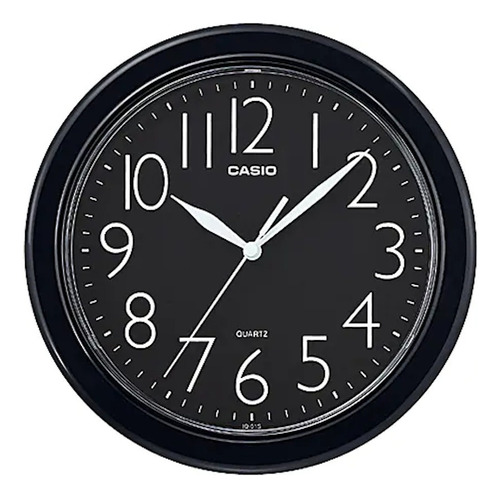 Reloj De Pared Casio Análogo Grande Cocina Comedor | Ero Color De La Estructura Redondo Negro