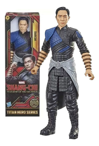 Boneco Wenwu Titan Shang Chi Lenda 10 Anéis Marvel Hasbro