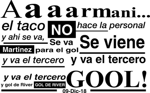 Imagen 2 de 3 de Vinilos Decorativos River Plate Y Va El Tercero