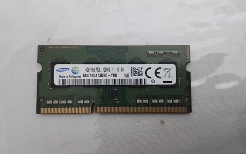 Memoria Ram Color Verde 4gb Samsung M471b5173db0-yk0 Soddim