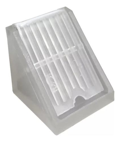 Escuadra Plástica Blanco Con Tapa Para Armado De Muebles X12