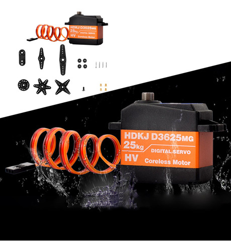 Servo Digital De Alto Par De 25 Kg Para 1/8 1/10 Rc Modelo