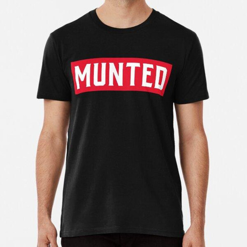 Remera Logotipo De Munted Red Box Algodon Premium