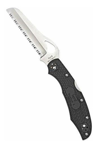 Spyderco - Cuchillo Byrd Cara Cara2 Rescue, De Borde Serrado