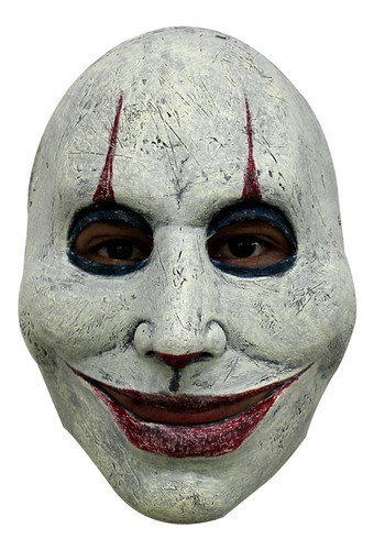 Máscara Payaso Asesino Murder Clown Para Halloween Urban Color Beige