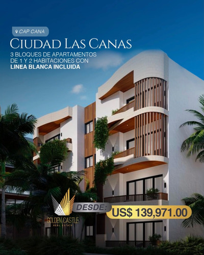 Proyecto De Apartamentos En Ciudad Las Canas  Cap Cana  República Dominicana (2468)