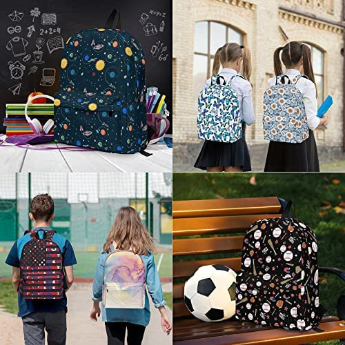 Mochila Para Computadora Portátil De Mármol Para Adolescente