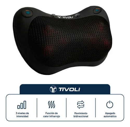 Almohada Masajeadora Cervical Tivoli Función Calor