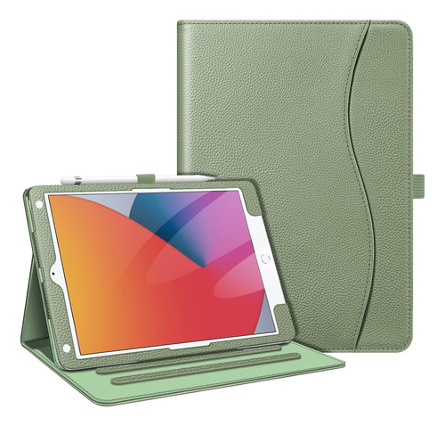Funda Fintie, Verde Salvia, Compatible iPad De 9ª/8ª/7ª Gen