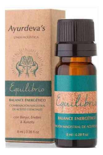 Equilibrio Ayurdeva's - Mix De Aceites Y Elixir De Piedras