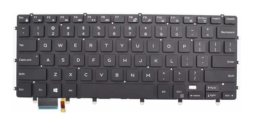 Teclado Usa Para Dell Inspiron 15 7000 15-7558 15-7568 Xps 1