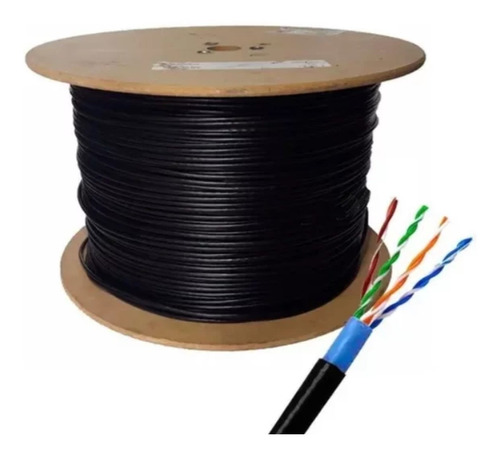 Cabo Dupla Capa 4 Pares 24 Awg Blindado Externo 300m Telecam