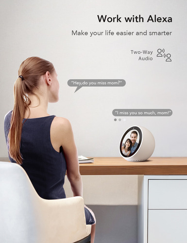 Nooie Baby Monitor Cámara Wifi Para Mascotas En Interiores Cámara De Seguridad Para El Hogar Fhd1080p Grados Audio Bidireccional