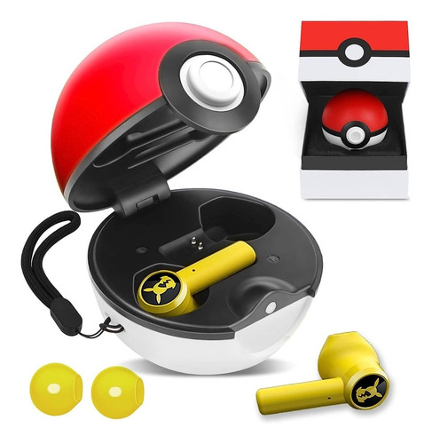 Audífonos In-ear Inalámbricos Bluetooth De Pokémon Pikachu